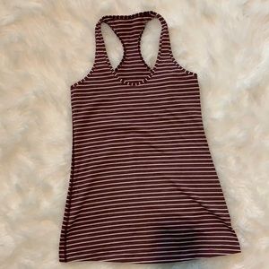 Maroon lulu lemon tank